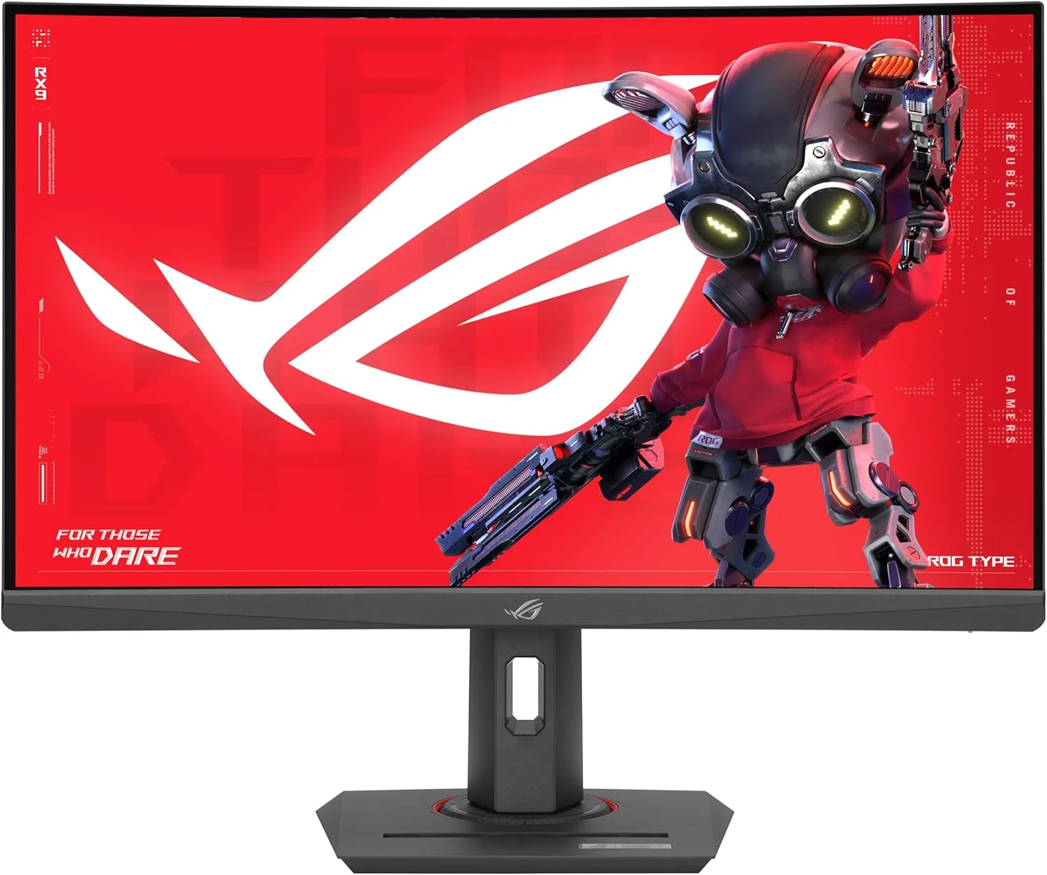 مانیتور گیمینگ خمیده 27 اینچی ایسوس ROG Strix (XG27WCS) - QHD (2560 x 1440)، 180 هرتز، 1 میلی‌ثانیه، Fast VA، پوشش 125% sRGB، پوشش 95% DCI-P3، ELMB Sync، FreeSync، DisplayWidget، دارای سوکت سه‌پایه و HDR400 با پورت USB-C