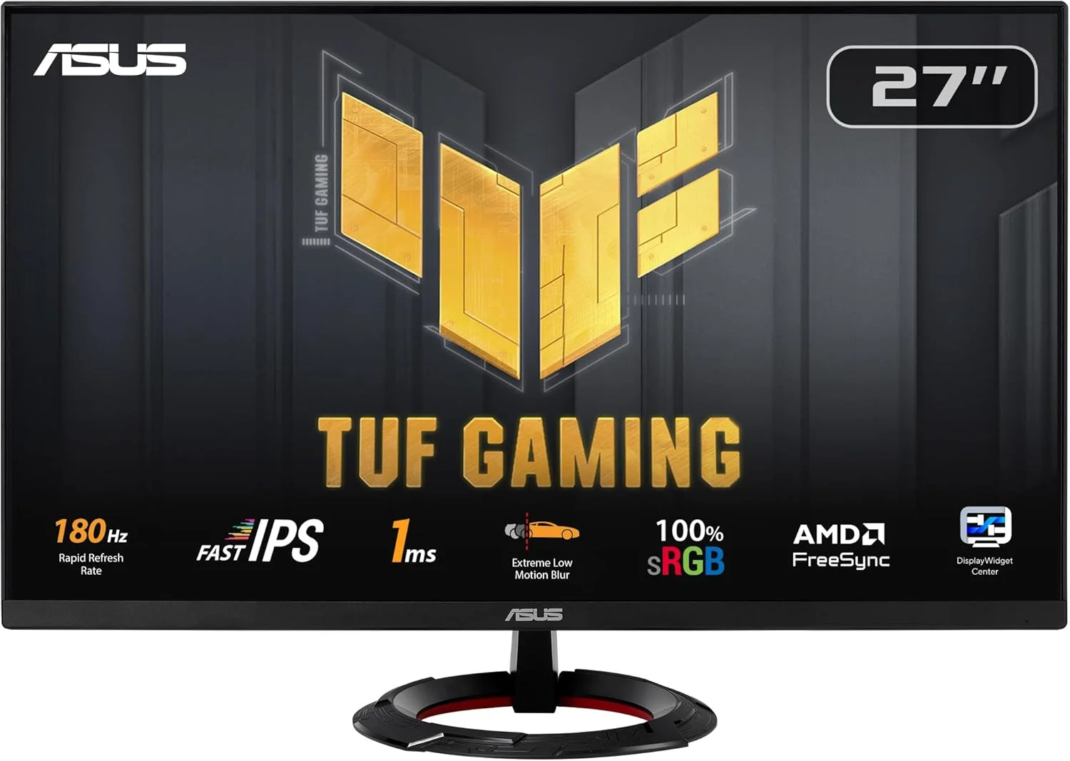 مانیتور گیمینگ ایسوس TUF Gaming VG279Q3R – ۲۷ اینچ، Full HD (۱۹۲۰x۱۰۸۰)، ۱۸۰ هرتز، Fast IPS، Extreme Low Motion Blur، ۱ میلی‌ثانیه (GTG)، FreeSync، Variable Overdrive، ۱۰۰% sRGB
