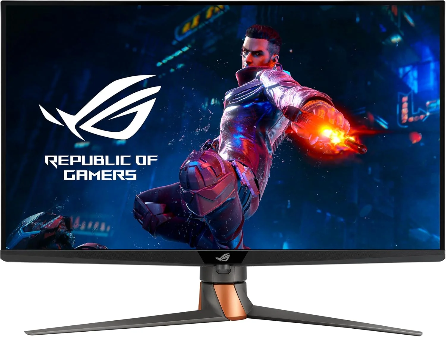 مانیتور گیمینگ 32 اینچی ASUS ROG Swift با نور پس زمینه Mini LED مدل (PG32UQXR) - UHD (3840 x 2160)، نرخ نوسازی 160 هرتز، زمان پاسخگویی 1 میلی‌ثانیه، پنل IPS سریع، Local dimming، FreeSync Premium Pro، HDMI 2.1، DisplayPort 2.1 با DSC، Quantum Dot، DisplayHDR1000