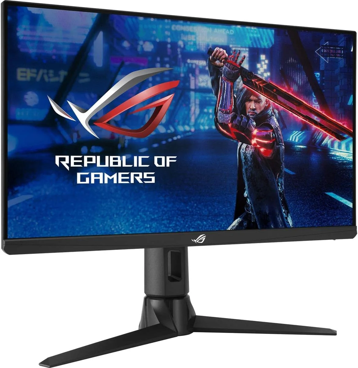 مانیتور گیمینگ 24.5 اینچی ایسوس ROG Strix (XG256Q) - Full HD، Fast IPS، 180 هرتز، 1 میلی‌ثانیه، سازگار با G-Sync/FreeSync، DisplayPort، HDMI، DisplayHDR400، مشکی
