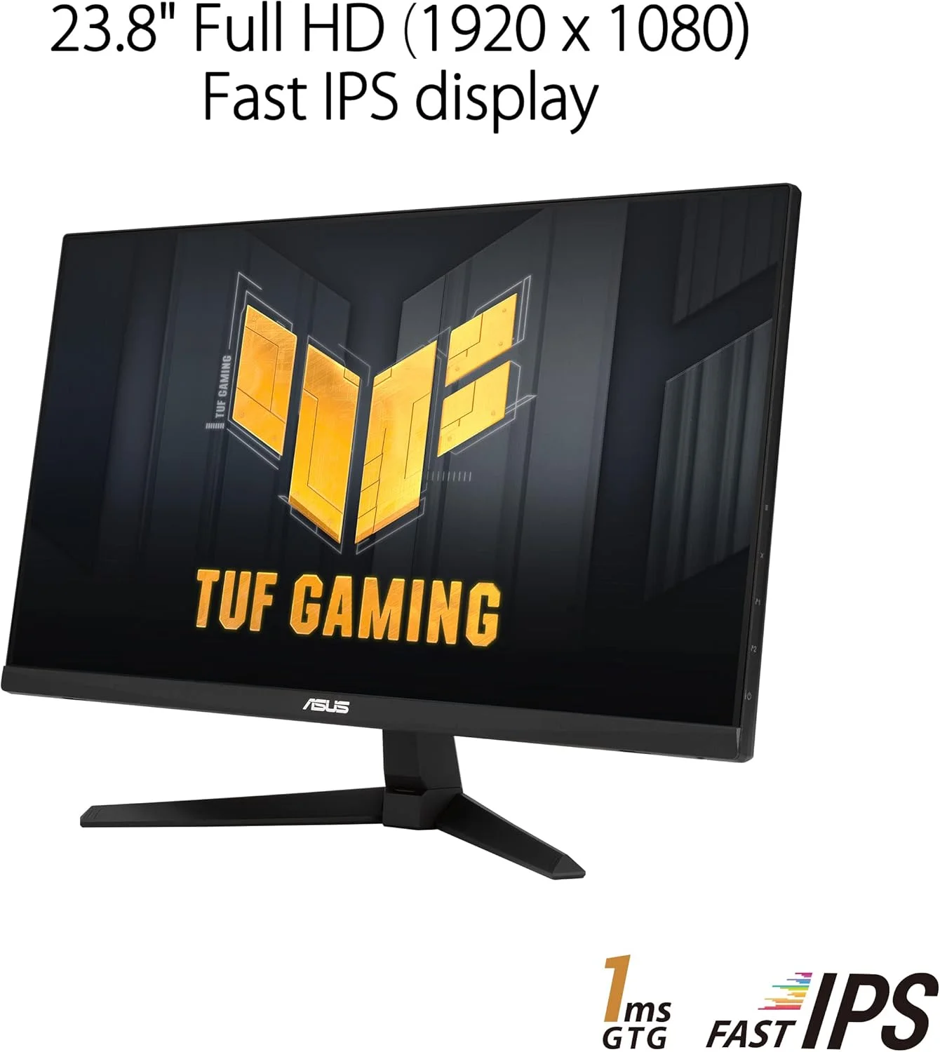 مانیتور گیمینگ ایسوس TUF Gaming VG249QM1A - سایز 24 اینچ (23.8 اینچ قابل مشاهده) FHD (1920x1080)، پنل Fast IPS، اورکلاک 270 هرتز (بالاتر از 144 هرتز، 240 هرتز)، فناوری Extreme Low Motion Blur، زمان پاسخگویی 1 میلیثانیه (GTG)، پوشش 99% sRGB - مشکی - تصویر 2 مانیتور گیمینگ ایسوس TUF Gaming VG249QM1A - سایز 24 اینچ (23.8 اینچ قابل مشاهده) FHD (1920x1080)، پنل Fast IPS، اورکلاک 270 هرتز (بالاتر از 144 هرتز، 240 هرتز)، فناوری Extreme Low Motion Blur، زمان پاسخگویی 1 میلیثانیه (GTG)، پوشش 99% sRGB - مشکی - تصویر 2
