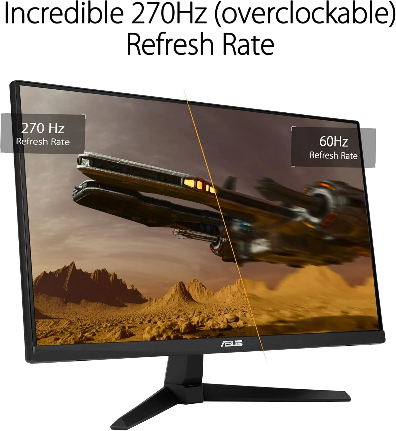 مانیتور گیمینگ ایسوس TUF Gaming VG249QM1A - سایز 24 اینچ (23.8 اینچ قابل مشاهده) FHD (1920x1080)، پنل Fast IPS، اورکلاک 270 هرتز (بالاتر از 144 هرتز، 240 هرتز)، فناوری Extreme Low Motion Blur، زمان پاسخگویی 1 میلیثانیه (GTG)، پوشش 99% sRGB - مشکی - تصویر 3 مانیتور گیمینگ ایسوس TUF Gaming VG249QM1A - سایز 24 اینچ (23.8 اینچ قابل مشاهده) FHD (1920x1080)، پنل Fast IPS، اورکلاک 270 هرتز (بالاتر از 144 هرتز، 240 هرتز)، فناوری Extreme Low Motion Blur، زمان پاسخگویی 1 میلیثانیه (GTG)، پوشش 99% sRGB - مشکی - تصویر 3