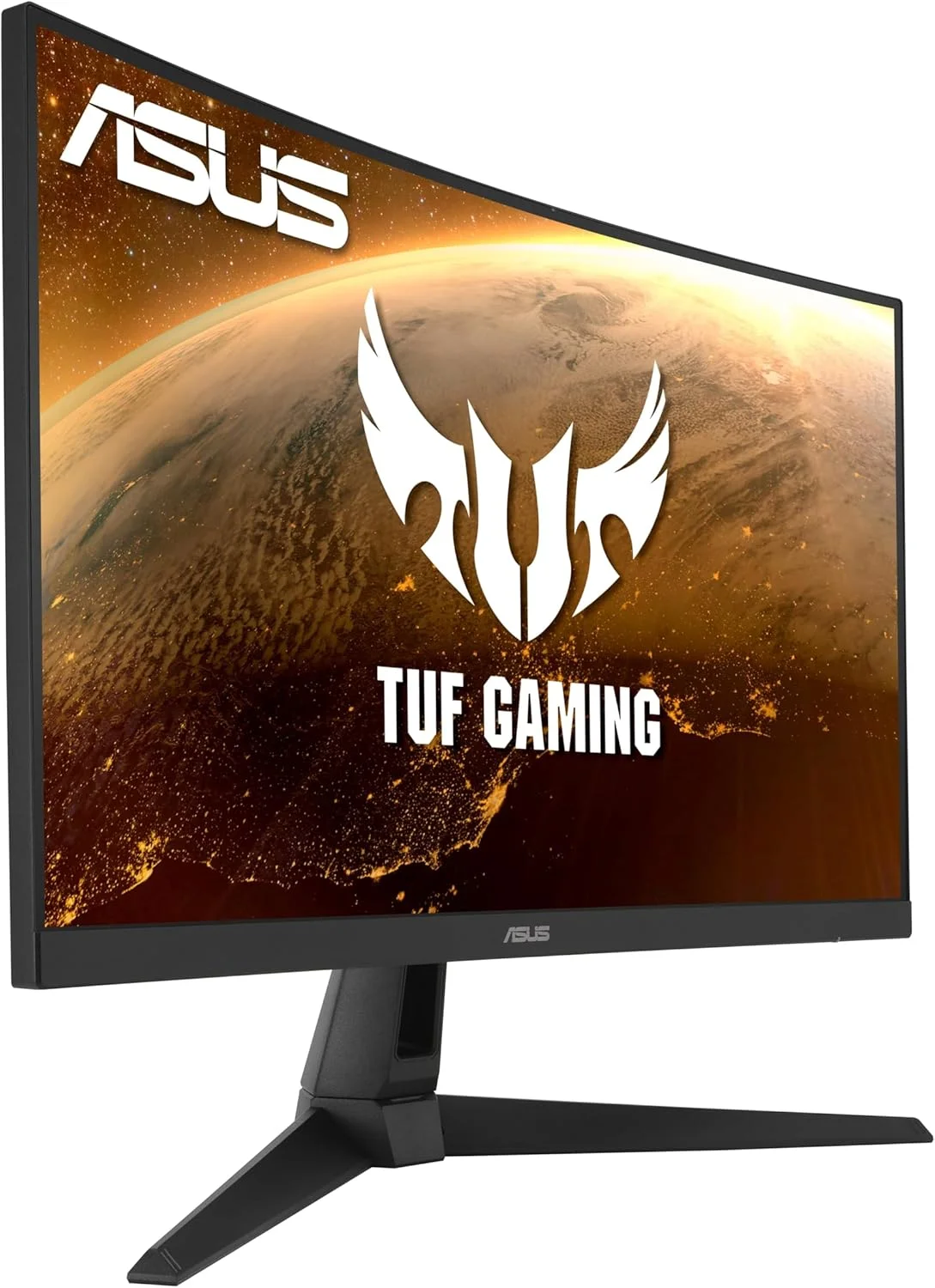 مانیتور خمیده گیمینگ 27 اینچی ایسوس TUF مدل VG27VH1B، کیفیت تصویر 1080P Full HD، فناوری Extreme Low Motion Blur، Adaptive-sync، FreeSync Premium، زمان پاسخگویی 1 میلیثانیه، محافظت از چشم، HDMI D-Sub - مشکی - تصویر 2 مانیتور خمیده گیمینگ 27 اینچی ایسوس TUF مدل VG27VH1B، کیفیت تصویر 1080P Full HD، فناوری Extreme Low Motion Blur، Adaptive-sync، FreeSync Premium، زمان پاسخگویی 1 میلیثانیه، محافظت از چشم، HDMI D-Sub - مشکی - تصویر 2