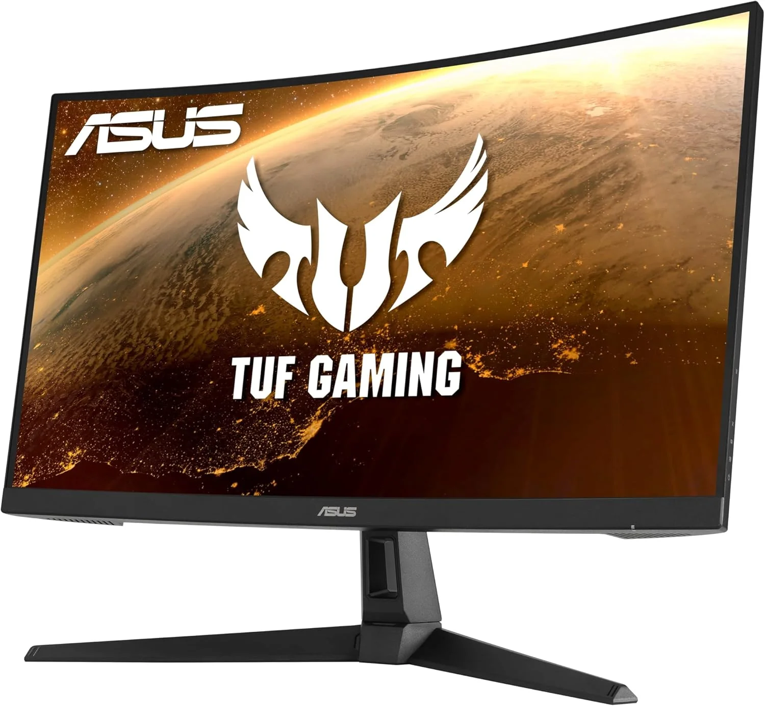 مانیتور خمیده گیمینگ 27 اینچی ایسوس TUF مدل VG27VH1B، کیفیت تصویر 1080P Full HD، فناوری Extreme Low Motion Blur، Adaptive-sync، FreeSync Premium، زمان پاسخگویی 1 میلیثانیه، محافظت از چشم، HDMI D-Sub - مشکی - تصویر 3 مانیتور خمیده گیمینگ 27 اینچی ایسوس TUF مدل VG27VH1B، کیفیت تصویر 1080P Full HD، فناوری Extreme Low Motion Blur، Adaptive-sync، FreeSync Premium، زمان پاسخگویی 1 میلیثانیه، محافظت از چشم، HDMI D-Sub - مشکی - تصویر 3