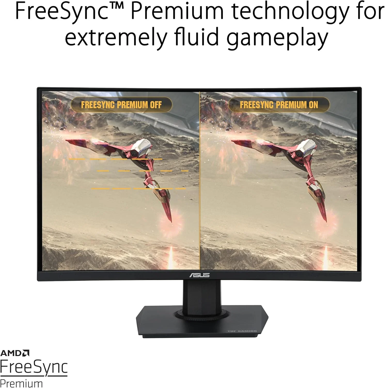 مانیتور گیمینگ خمیده ایسوس TUF Gaming VG24VQE - سایز 23.6 اینچ Full HD (1920 x 1080)، 165 هرتز، Extreme Low Motion Blur™، FreeSync™ Premium، 1ms (MPRT)، Shadow Boost - تصویر 3 مانیتور گیمینگ خمیده ایسوس TUF Gaming VG24VQE - سایز 23.6 اینچ Full HD (1920 x 1080)، 165 هرتز، Extreme Low Motion Blur™، FreeSync™ Premium، 1ms (MPRT)، Shadow Boost - تصویر 3