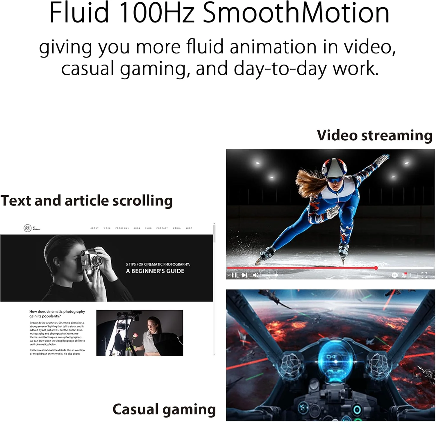 مانیتور گیمینگ 27 اینچی ایسوس TUF Gaming VG279Q1A، فول اچ دی 1080P، نرخ نوسازی 165 هرتز (پشتیبانی از 144 هرتز)، IPS، زمان پاسخگویی 1 میلی ثانیه، Adaptive-sync/FreeSync Premium، Extreme Low Motion Blur، محافظت از چشم، درگاه های HDMI DisplayPort، مشکی - تصویر 2