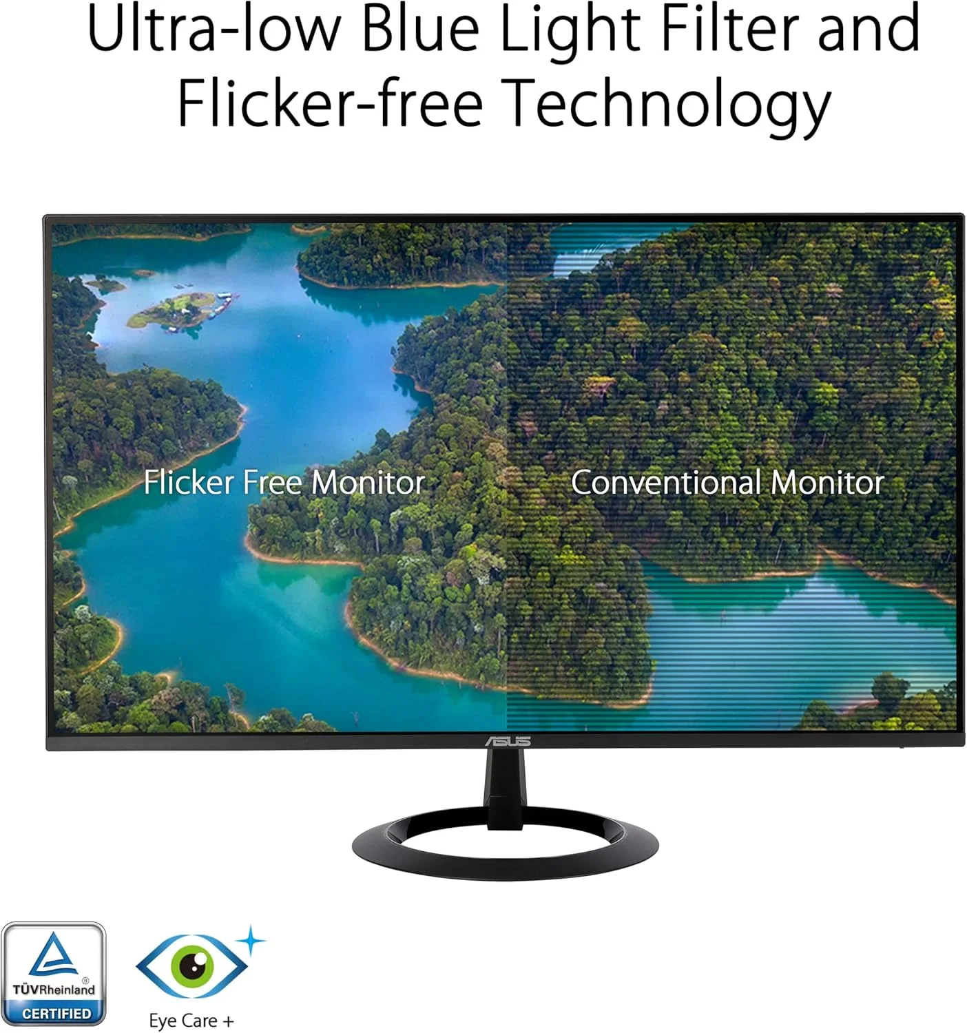 مانیتور گیمینگ 27 اینچی ایسوس TUF Gaming VG279Q1A، فول اچ دی 1080P، نرخ نوسازی 165 هرتز (پشتیبانی از 144 هرتز)، IPS، زمان پاسخگویی 1 میلی ثانیه، Adaptive-sync/FreeSync Premium، Extreme Low Motion Blur، محافظت از چشم، درگاه های HDMI DisplayPort، مشکی - تصویر 3