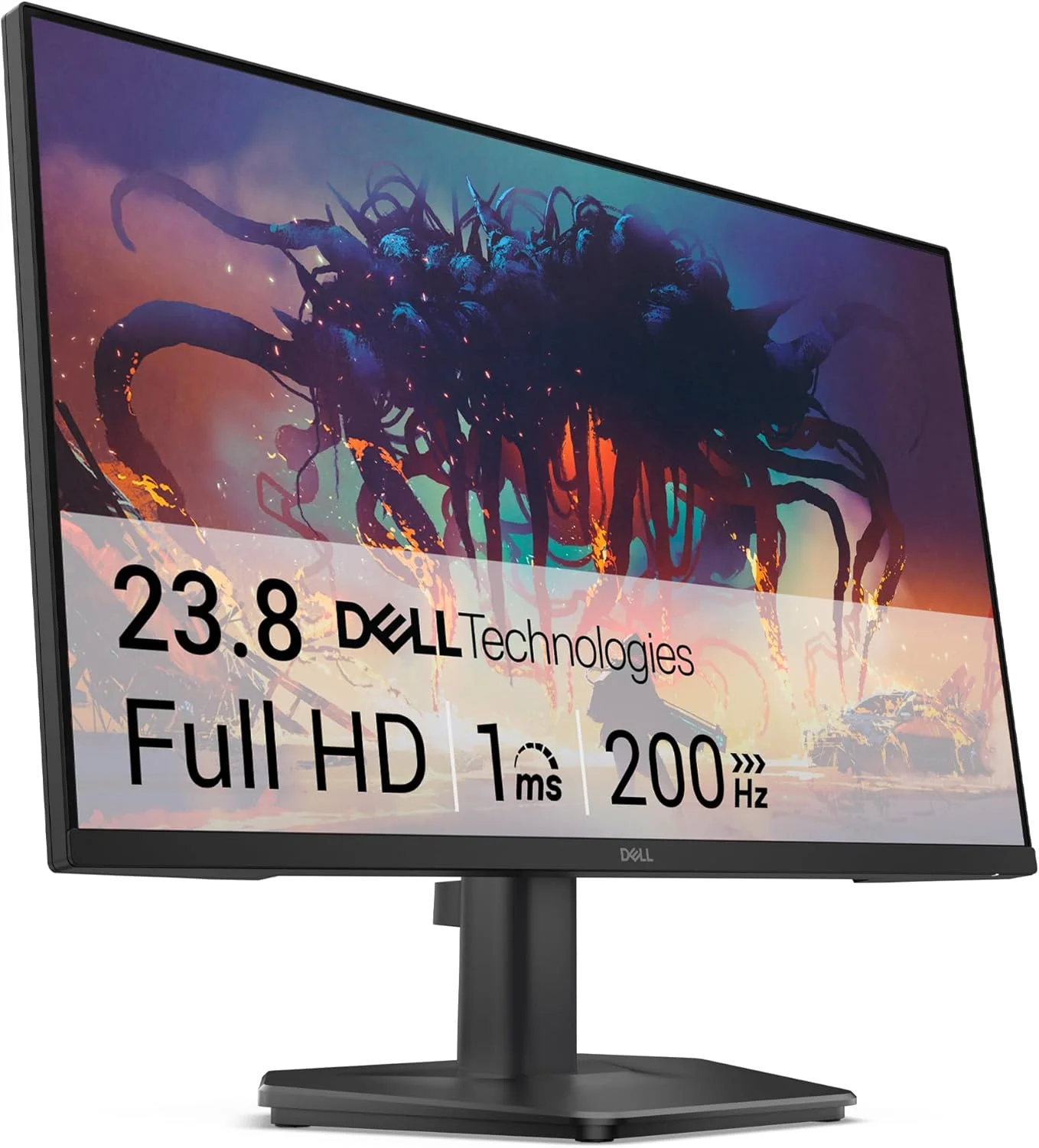 مانیتور گیمینگ 24 اینچی دل - SE2425HG، فول اچ دی (1920x1080)، 200 هرتز، IPS سریع، 1 میلیثانیه، AMD FreeSync Premium، پوشش 99% sRGB، VESA (100x100 میلیمتر)، DisplayPort، 2 HDMI، مشکی مانیتور گیمینگ 24 اینچی دل - SE2425HG، فول اچ دی (1920x1080)، 200 هرتز، IPS سریع، 1 میلیثانیه، AMD FreeSync Premium، پوشش 99% sRGB، VESA (100x100 میلیمتر)، DisplayPort، 2 HDMI، مشکی