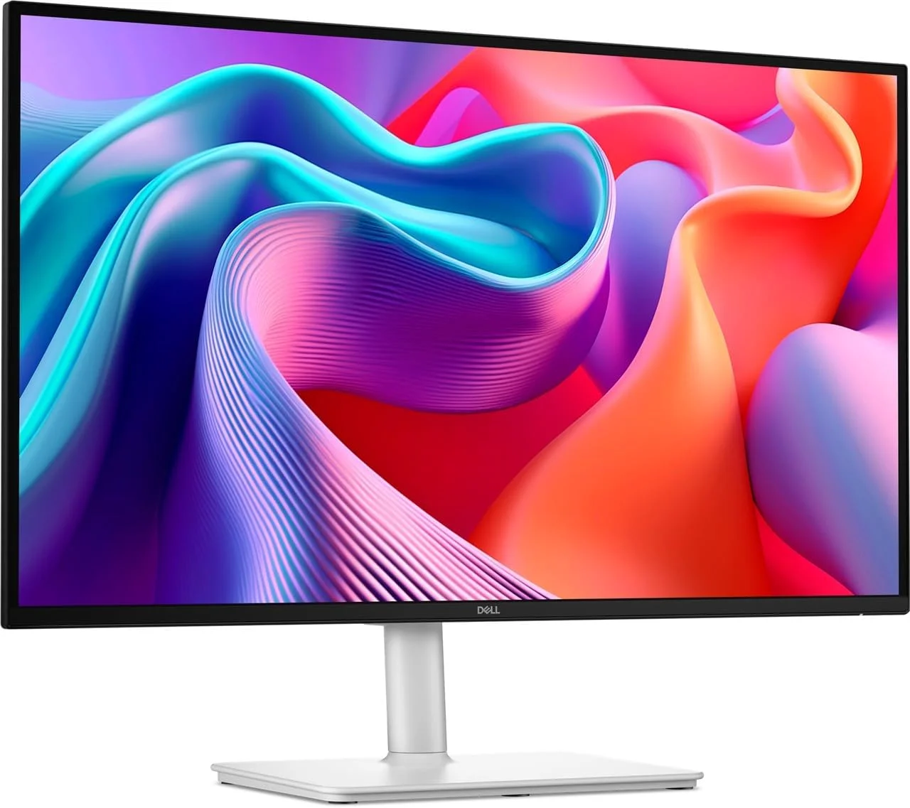 مانیتور 27 اینچی دل پلاس - S2725DSM، QHD (2560x1440)، 144 هرتز، IPS، زمان پاسخ 1 میلی‌ثانیه MPRT، AMD FreeSync، پوشش 99% sRGB، قابلیت تنظیم ارتفاع، بلندگوهای داخلی، DisplayPort، HDMI، سفید - تصویر 3