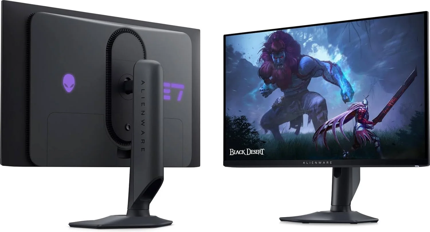 مانیتور گیمینگ 27 اینچی دل Alienware AW2725DF - QHD (2560x1440)، نرخ نوسازی 280 هرتز OC، زمان پاسخگویی 1 میلی‌ثانیه GtG، Nano IPS، NVIDIA G-SYNC® و AMD FreeSync™ Premium Pro، HDMI/DP/USB، نورپردازی AlienFX RGB، پایه قابل تنظیم - تصویر 3