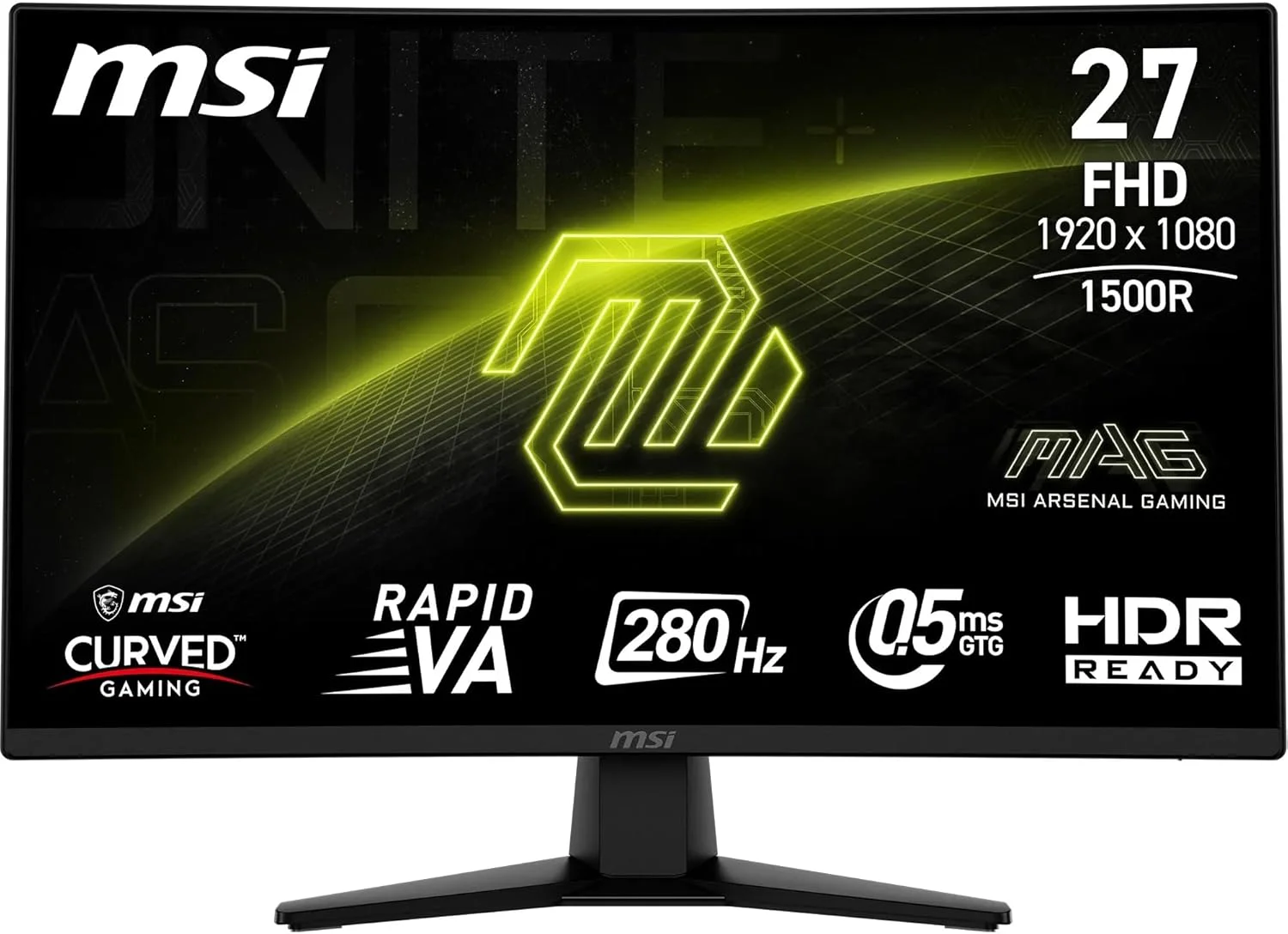 مانیتور گیمینگ ام‌اس‌آی مدل MAG 274CXF نرخ 280 هرتز