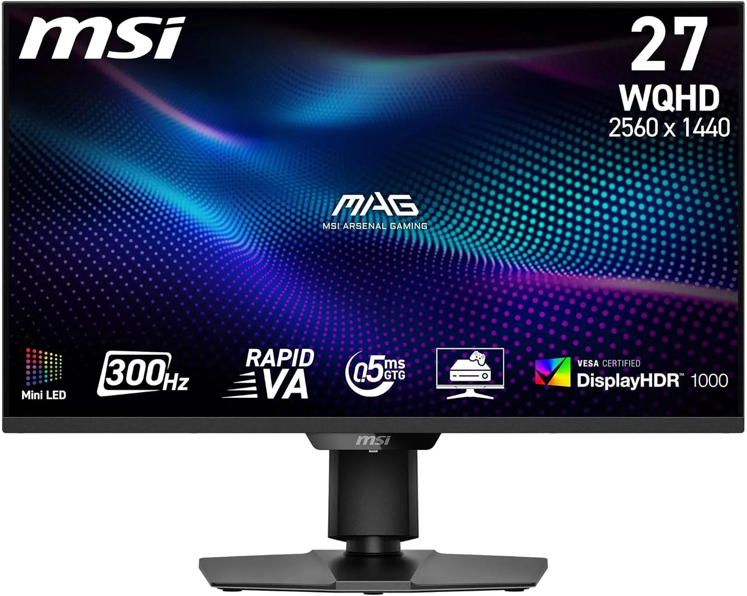 مانیتور گیمینگ ام اس آی مدل MAG 274QPF X30MV سایز 27 اینچ