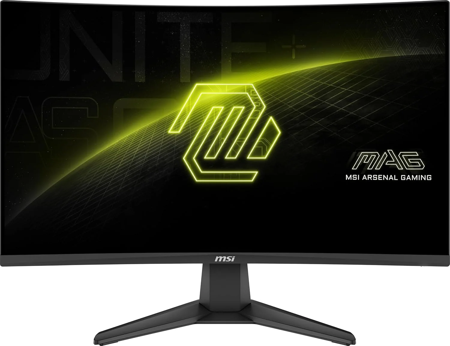 مانیتور گیمینگ 27 اینچی MSI مدل MAG 276CF E20 با رزولوشن 1920x1080 (FHD)، نرخ تازه‌سازی 200 هرتز، Adaptive-Synch، پورت HDMI، DisplayPort، قابلیت نصب VESA، قابلیت تنظیم ارتفاع و شیب، بلندگو، زمان پاسخگویی 0.5 میلی‌ثانیه، مشکی