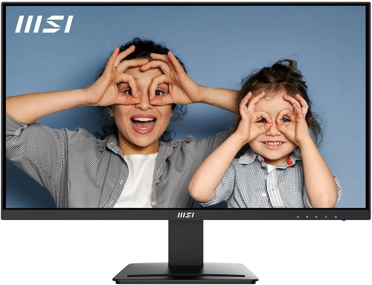مانیتور کامپیوتر MSI PRO MP273U، IPS 3840 x 2160 (UHD)، 4K، 60 هرتز، Adaptive-Synch، HDMI، DisplayPort، 4ms (GTG)، مشکی