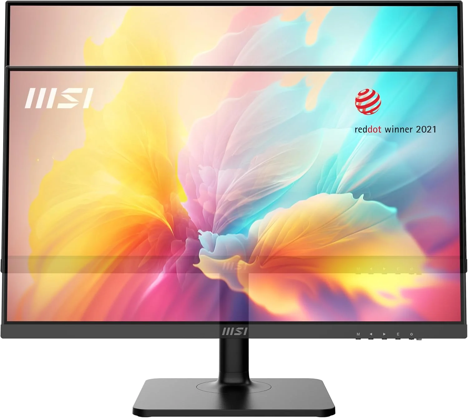 مانیتور ام اس آی Modern MD2412P، ۲۴ اینچ، ۱۹۲۰x۱۰۸۰ (FHD) IPS، FreeSync، HDR Ready، ۱۰۰ هرتز، دارای گواهی TUV برای محافظت از چشم، ۱ میلی‌ثانیه، VGA، HDMI - تصویر 2