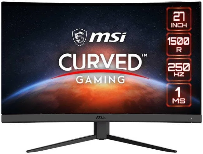 مانیتور گیمینگ خمیده 27 اینچی MSI G27C4X FHD، نرخ تازهسازی 250 هرتز، زمان پاسخدهی 1 میلیثانیه، پنل VA 16:9، AMD FreeSync، 1.07 میلیارد رنگ، HDR Ready، 2x HDMI - مشکی - تصویر 2 مانیتور گیمینگ خمیده 27 اینچی MSI G27C4X FHD، نرخ تازهسازی 250 هرتز، زمان پاسخدهی 1 میلیثانیه، پنل VA 16:9، AMD FreeSync، 1.07 میلیارد رنگ، HDR Ready، 2x HDMI - مشکی - تصویر 2