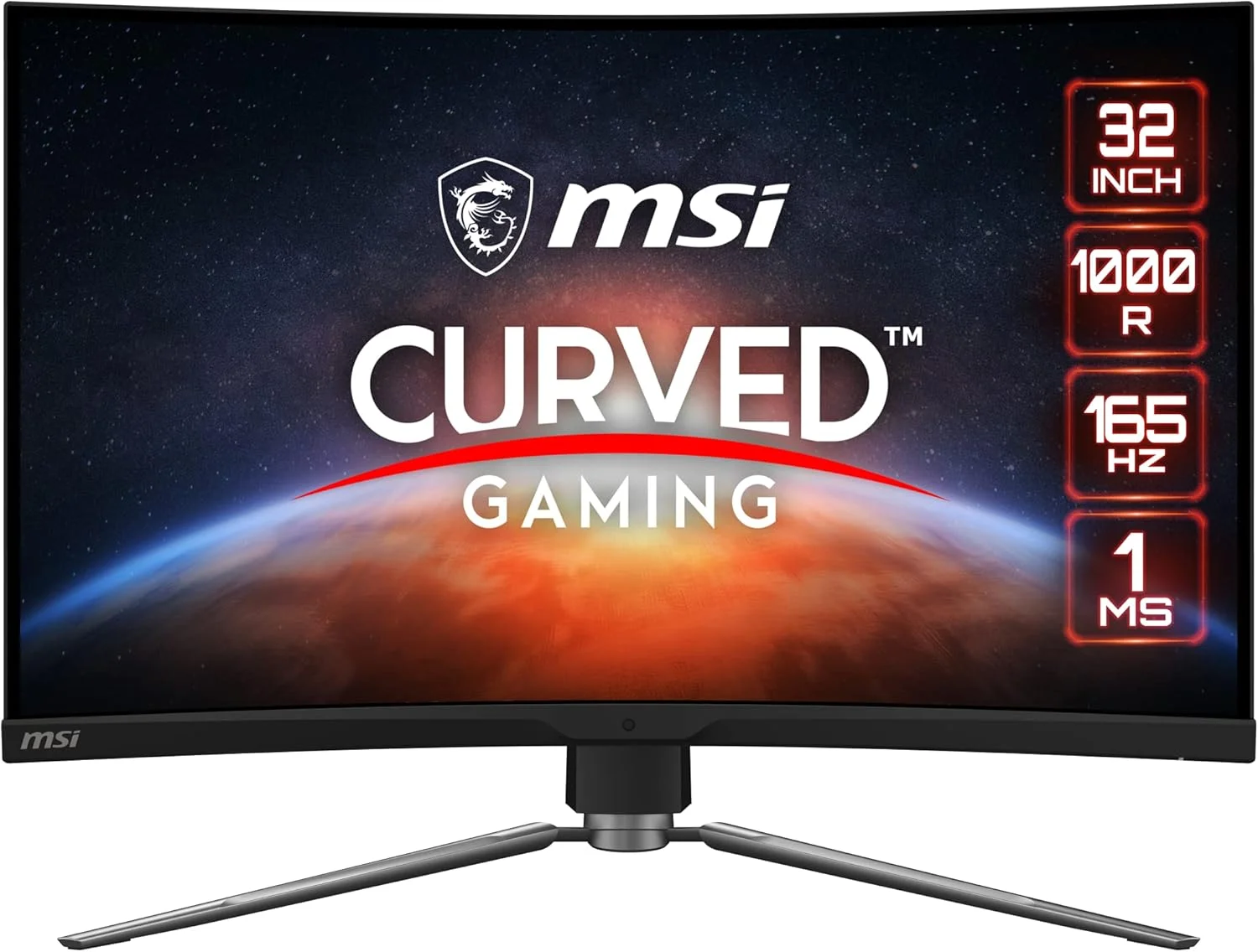 مانیتور گیمینگ خمیده MSI مدل 9S6-3DB15T-013، مشکی مانیتور گیمینگ خمیده MSI مدل 9S6-3DB15T-013، مشکی
