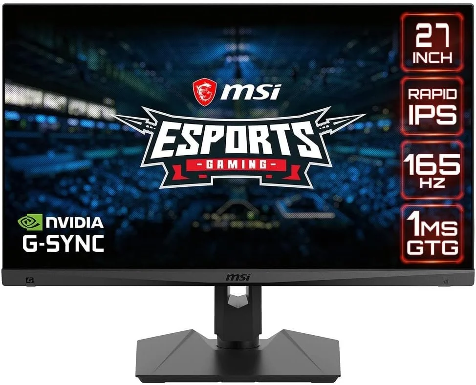 مانیتور گیمینگ MSI Optix MAG274QRF-QD Esports IPS - سایز 27 اینچ، نسبت تصویر 16:9 WQHD (2560x1440)، 2K، Rapid IPS، نرخ نوسازی 165 هرتز، زمان پاسخگویی 1 میلیثانیه GTG، سازگار با G-SYNC، RGB، HDR، نقاط کوانتومی، Adobe 99%، Display Port، HDMI، مشکی مانیتور گیمینگ MSI Optix MAG274QRF-QD Esports IPS - سایز 27 اینچ، نسبت تصویر 16:9 WQHD (2560x1440)، 2K، Rapid IPS، نرخ نوسازی 165 هرتز، زمان پاسخگویی 1 میلیثانیه GTG، سازگار با G-SYNC، RGB، HDR، نقاط کوانتومی، Adobe 99%، Display Port، HDMI، مشکی