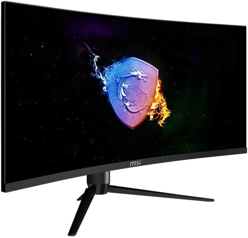 مانیتور گیمینگ خمیده ام اس آی Optix Mag342Cqrv - سایز 34 اینچ Uwqhd با رزولوشن 3440 در 1440 (2K)، زمان پاسخگویی 1 میلی‌ثانیه (Mprt) / 4 میلی‌ثانیه (Gtg)، نرخ تازه‌سازی 100 هرتز، فناوری Amd Adaptive-Sync، طراحی بدون حاشیه ضد تابش نور - مشکی - تصویر 2
