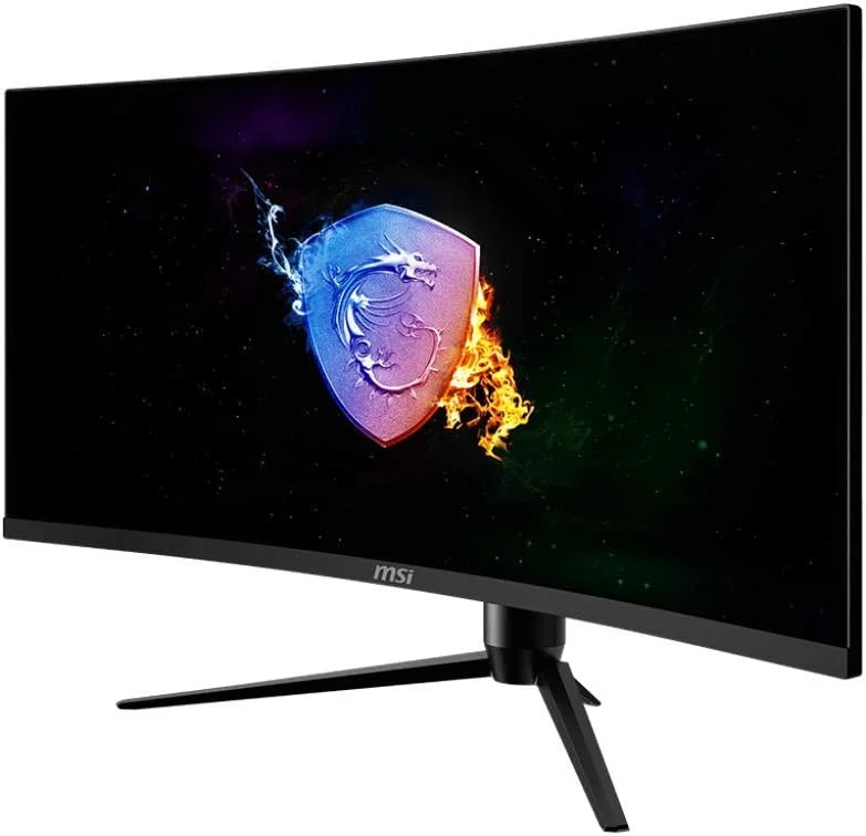 مانیتور گیمینگ خمیده ام اس آی Optix Mag342Cqrv - سایز 34 اینچ Uwqhd با رزولوشن 3440 در 1440 (2K)، زمان پاسخگویی 1 میلی‌ثانیه (Mprt) / 4 میلی‌ثانیه (Gtg)، نرخ تازه‌سازی 100 هرتز، فناوری Amd Adaptive-Sync، طراحی بدون حاشیه ضد تابش نور - مشکی - تصویر 3