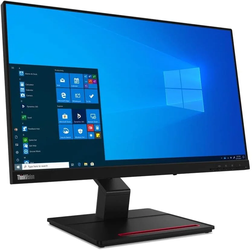 مانیتور لنوو ThinkVision T24t-20 سایز 60.5 سانتی متر (23.8 اینچ) رزولوشن 1920x1080 پیکسل Full HD LED مشکی