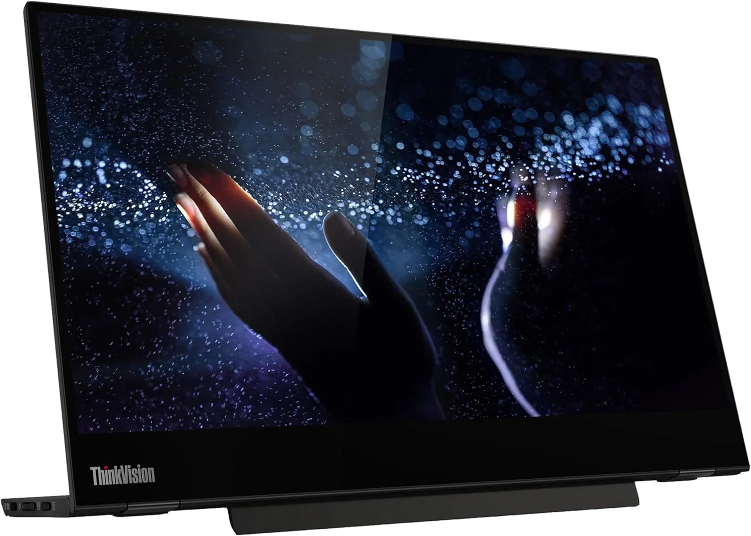 مانیتور قابل حمل 14 اینچی لنوو Thinkvision M14T، صفحه نمایش لمسی IPS با کیفیت FHD 1920x1080، روشنایی 300 نیت، پورت USB، نرخ تازه سازی 60 هرتز، قلم فعال با باتری، قابلیت تنظیم ارتفاع و شیب (مشکی کلاغی) - تصویر 2 مانیتور قابل حمل 14 اینچی لنوو Thinkvision M14T، صفحه نمایش لمسی IPS با کیفیت FHD 1920x1080، روشنایی 300 نیت، پورت USB، نرخ تازه سازی 60 هرتز، قلم فعال با باتری، قابلیت تنظیم ارتفاع و شیب (مشکی کلاغی) - تصویر 2