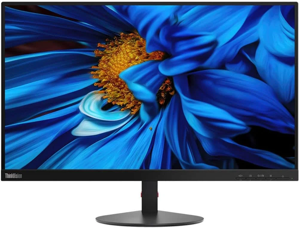مانیتور ال سی دی 23.8 اینچی لنوو ThinkVision S24e با نور پس زمینه WLED و کیفیت Full HD، رزولوشن 1920x1080 و 16.7 میلیون رنگ - FreeSync - HDMI - VGA - مشکی کلاغی