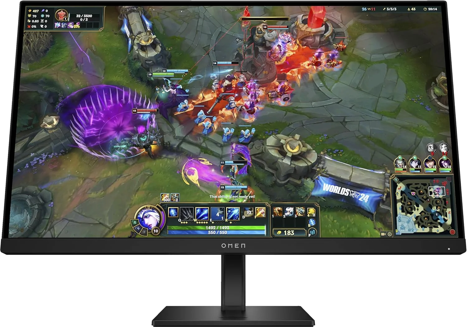 مانیتور گیمینگ 27 اینچی HP OMEN QHD 280 هرتز - 27qs G2 | نورپردازی aRGB | بلندگوهای دوگانه 3 واتی | OMEN Light Studio | سازگار با کنسول | پایه قابل تنظیم | دکمه OSD Joypad | مدیریت کابل یکپارچه مانیتور گیمینگ 27 اینچی HP OMEN QHD 280 هرتز - 27qs G2 | نورپردازی aRGB | بلندگوهای دوگانه 3 واتی | OMEN Light Studio | سازگار با کنسول | پایه قابل تنظیم | دکمه OSD Joypad | مدیریت کابل یکپارچه