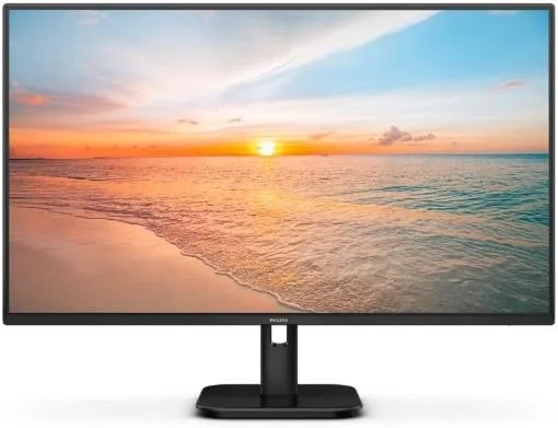 مانیتور 27 اینچی فیلیپس 27E1N2100A، فول اچ دی (1920x1080) IPS، طراحی شده برای بهره‌وری و بازی‌های غیرحرفه‌ای، با نرخ تازه‌سازی 120 هرتز، زمان پاسخ‌دهی 1 میلی‌ثانیه MPRT و Adaptive-Sync