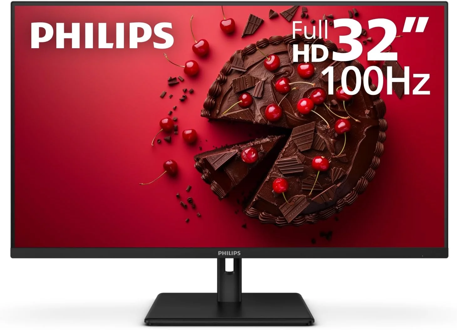 مانیتور بدون قاب 32 اینچی فیلیپس مدل 32E1N1100L، کیفیت FHD 1920x1080، پنل VA، Adaptive-Sync 100Hz، VESA، مشکی