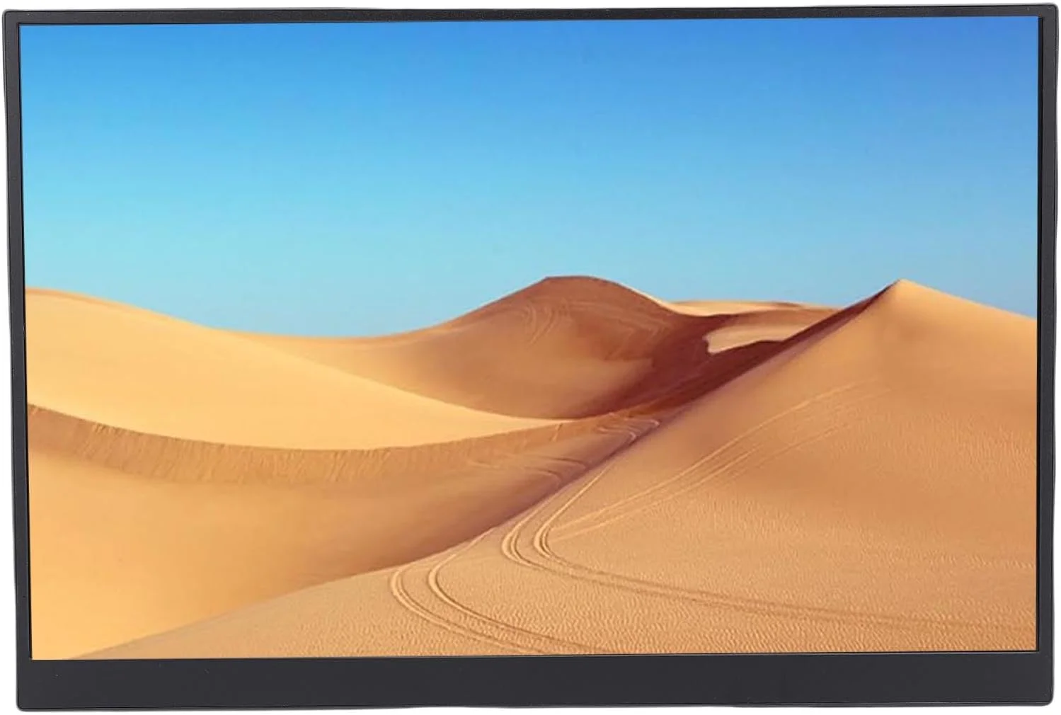 مانیتور قابل حمل ۱۶ اینچی، نرخ تازه‌سازی ۱۲۰ هرتز، صفحه نمایش کامپیوتر USB C HD 4K، مانیتور بازی با ۲ بلندگو و محافظت از چشم برای کامپیوتر و تلفن