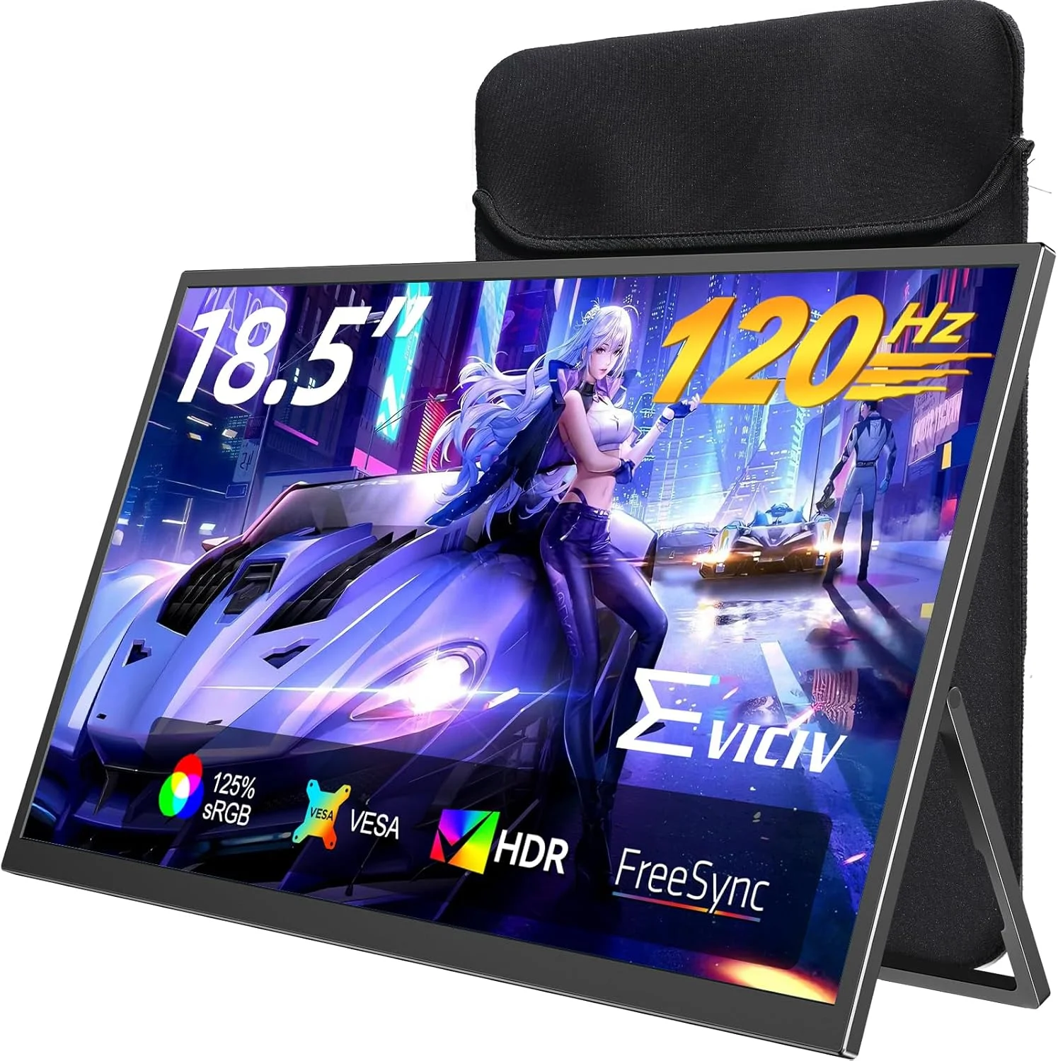 مانیتور پرتابل برند گینینگ مدل 18.5 اینچ 120Hz
