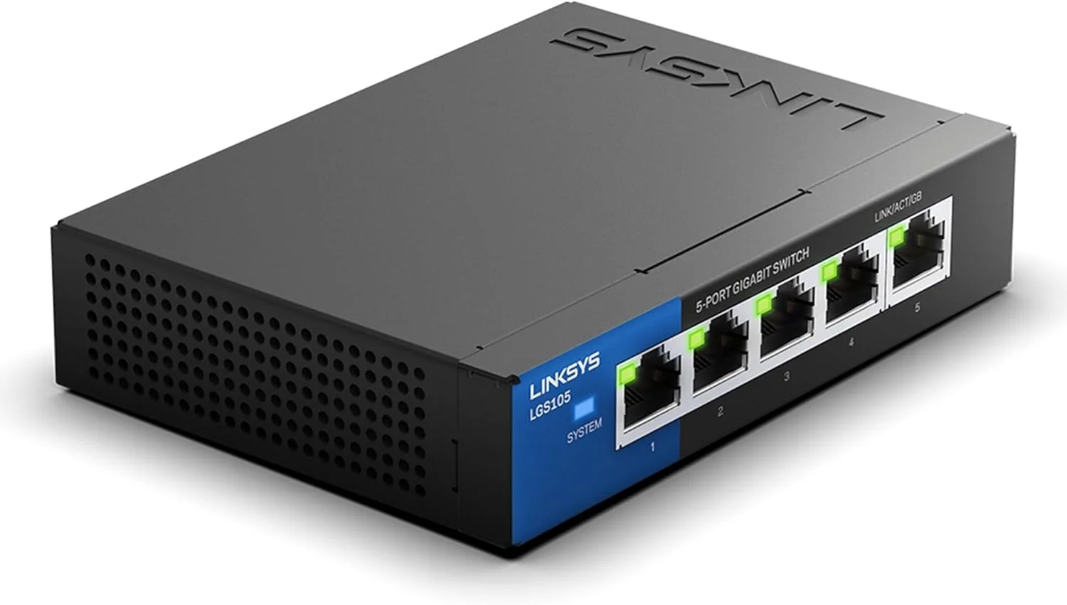 سوییچ اترنت گیگابیتی رومیزی 5 پورت Linksys LGS105 مناسب کسب و کار