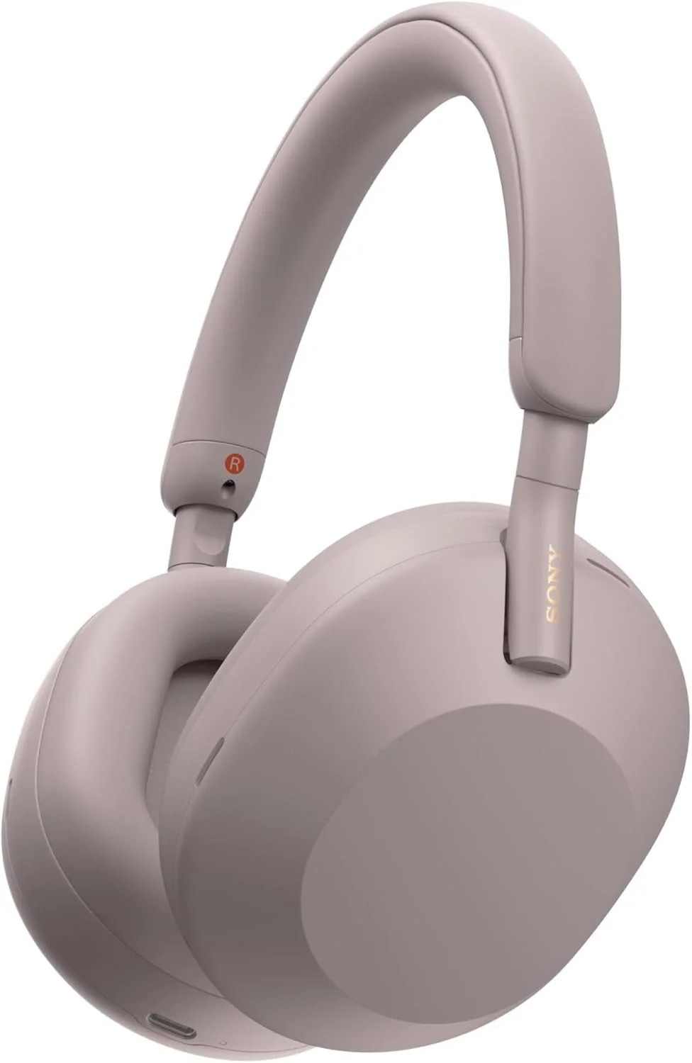 هدفون بی‌سیم حذف نویز سونی WH-1000XM5، صدای Hi-Res، بهترین کیفیت تماس تلفنی، 30 ساعت عمر باتری، تشخیص پوشیدن، دستیار صوتی الکسا، اتصال چند نقطه ای - صورتی