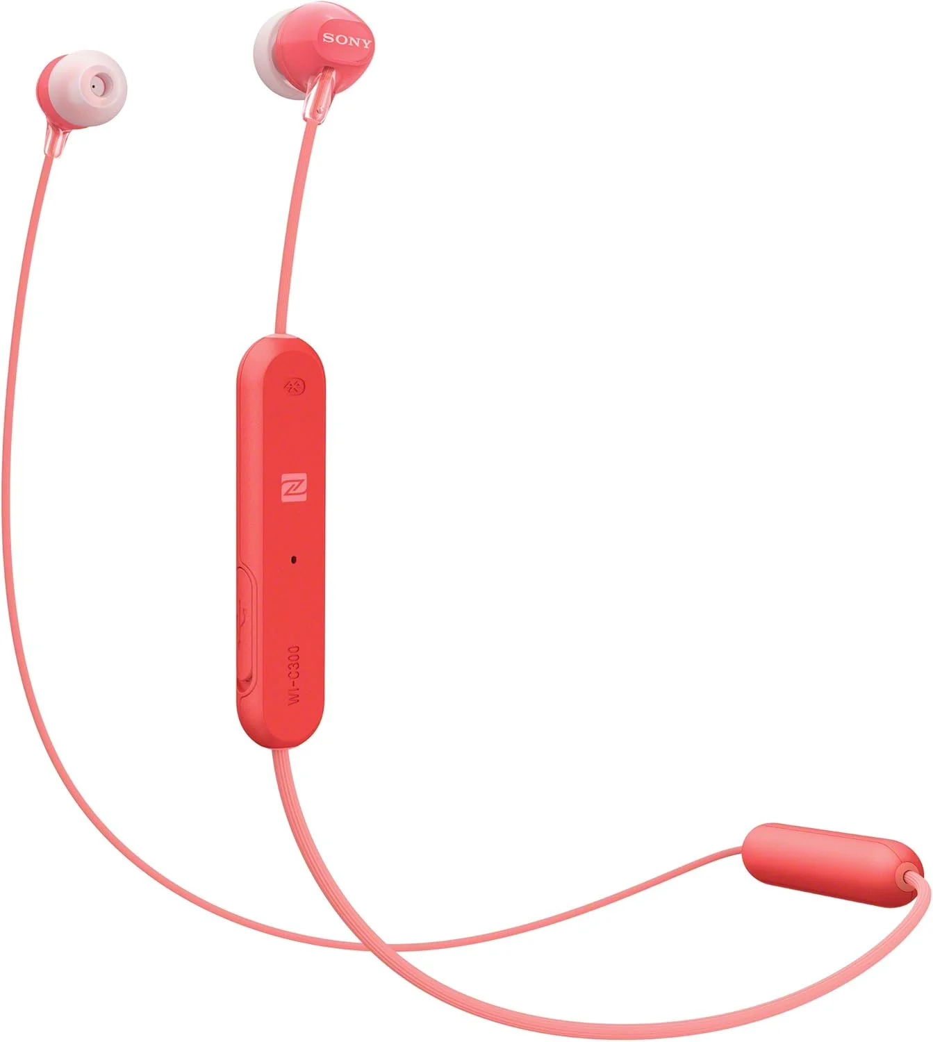 هدفون بیسیم داخل گوشی سونی مدل WI-C300، قرمز (WIC300/R) هدفون بیسیم داخل گوشی سونی مدل WI-C300، قرمز (WIC300/R)