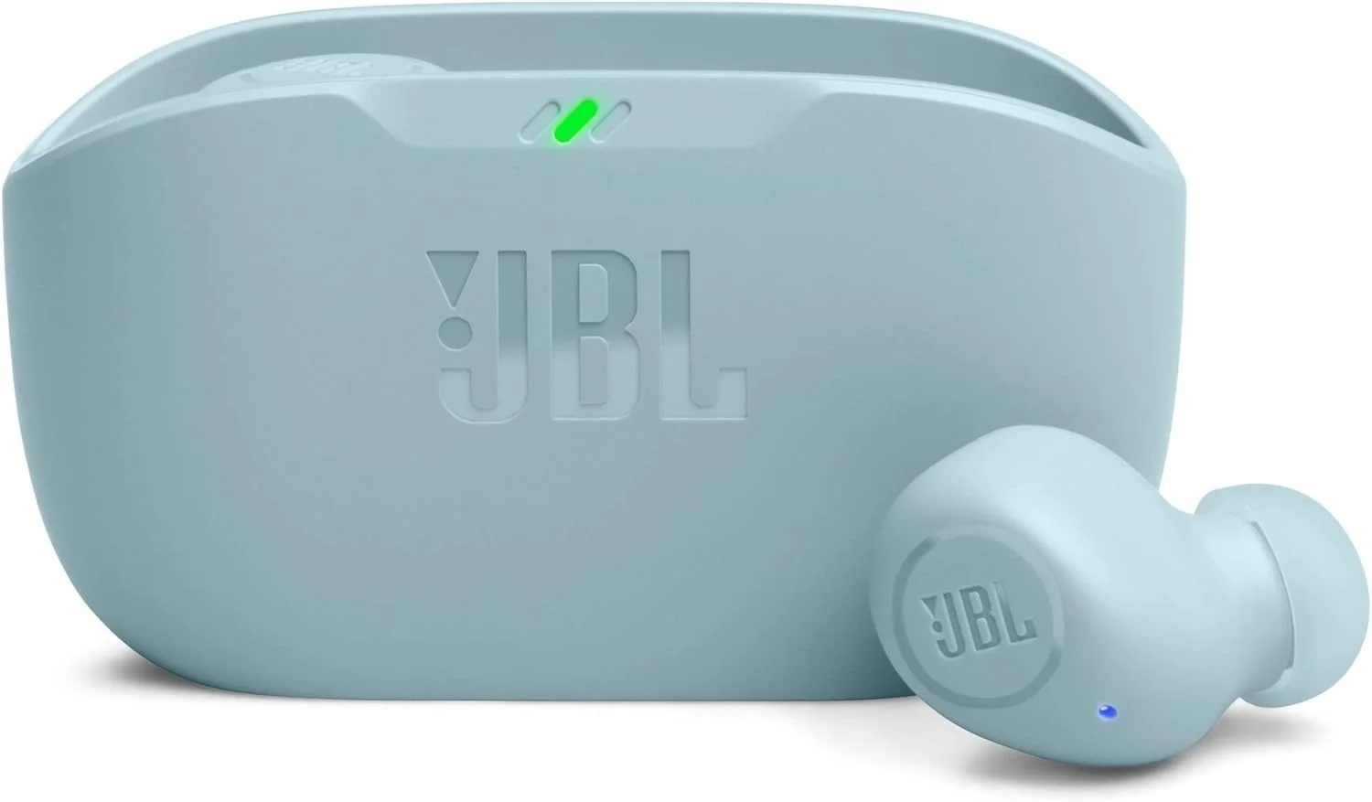 هدفون بی سیم جی بی ال Wave Buds، بیس عمیق، طراحی راحت، باتری 32 ساعته، فناوری Smart Ambient، تماس هندزفری، مقاوم در برابر آب و گرد و غبار - نعنایی، JBLWBUDSMIT (بازسازی شده)