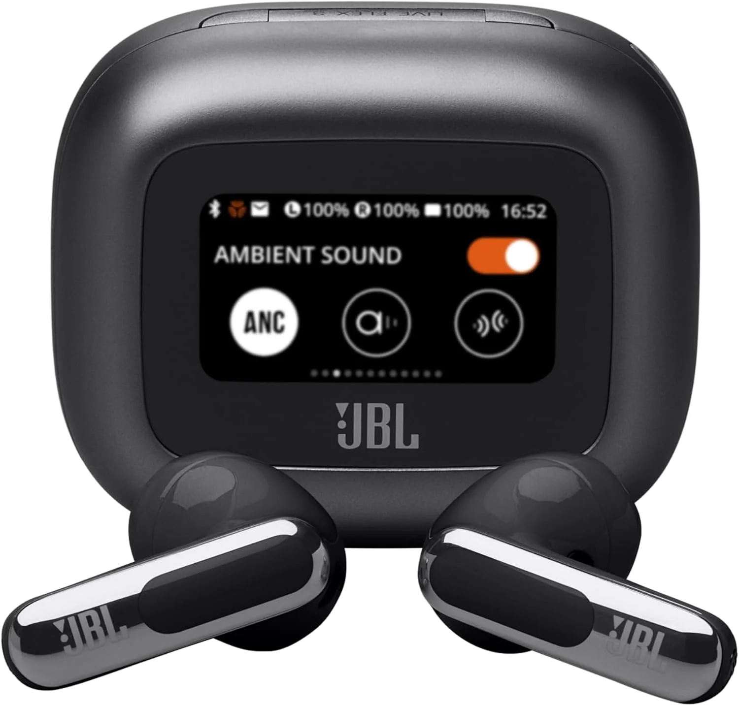 هدفون بی سیم JBL LIVE FLEX 3 با طراحی open-stick و حذف نویز و 50 ساعت پخش مداوم به همراه شارژ بی سیم، مشکی (بازسازی شده)