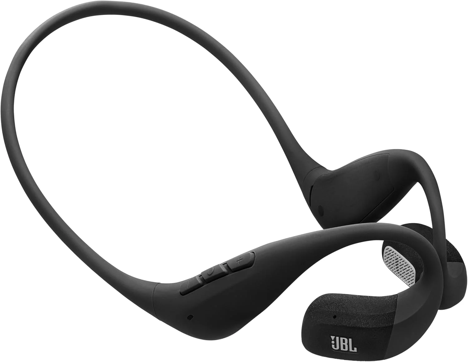 هدفون ورزشی دور گردنی JBL Endurance Pace با طراحی گوش باز، مقاوم در برابر آب و گرد و غبار (IP68)، دارای 2 میکروفون beamforming، تا 10 ساعت پخش موسیقی، تماس هندزفری و مدیریت موسیقی (مشکی/خاکستری)