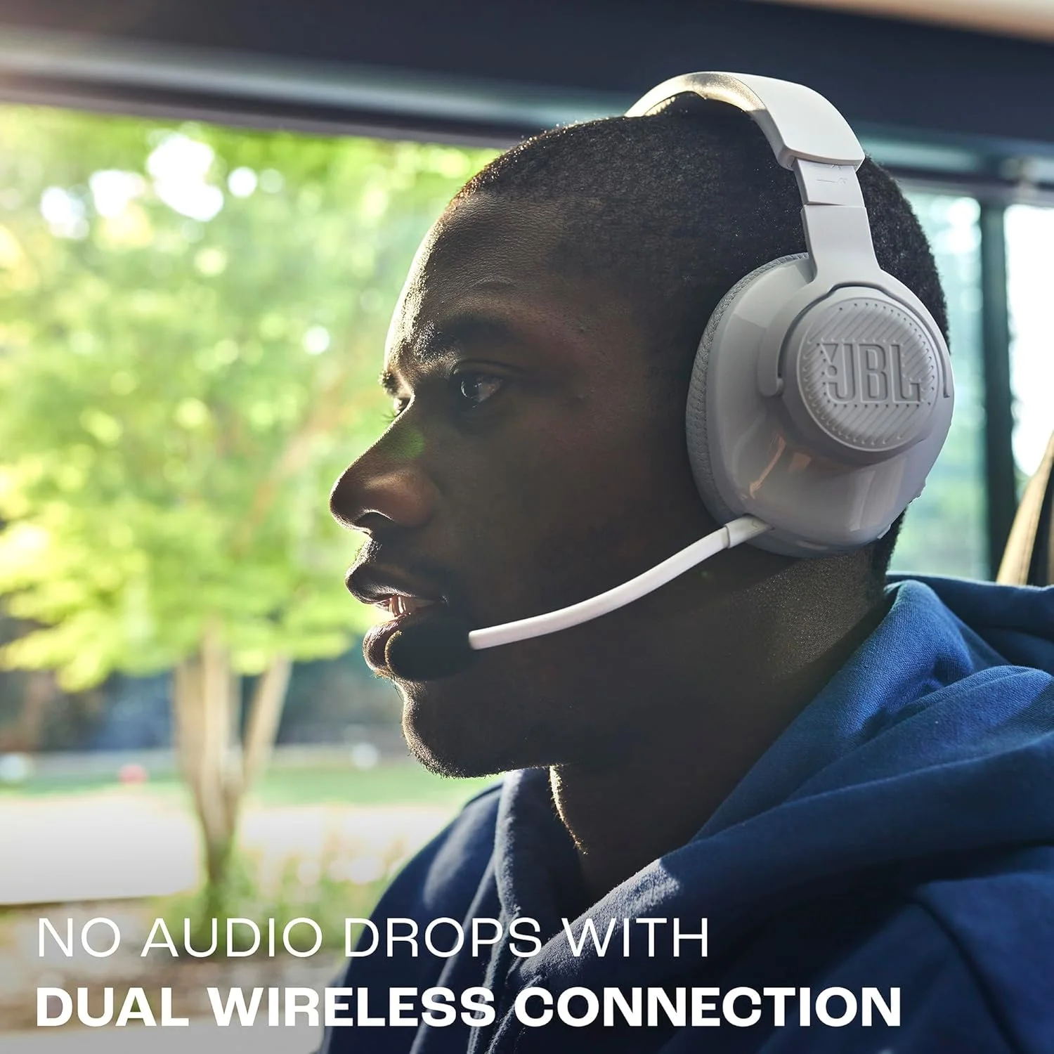 هدست گیمینگ بی سیم JBL Quantum 360X با میکروفون بوم جداشدنی، امضای QuantumSOUND، عمر باتری تا 22 ساعت، شارژ سریع و قابلیت بازی و شارژ، چند پلتفرمی (مشکی)