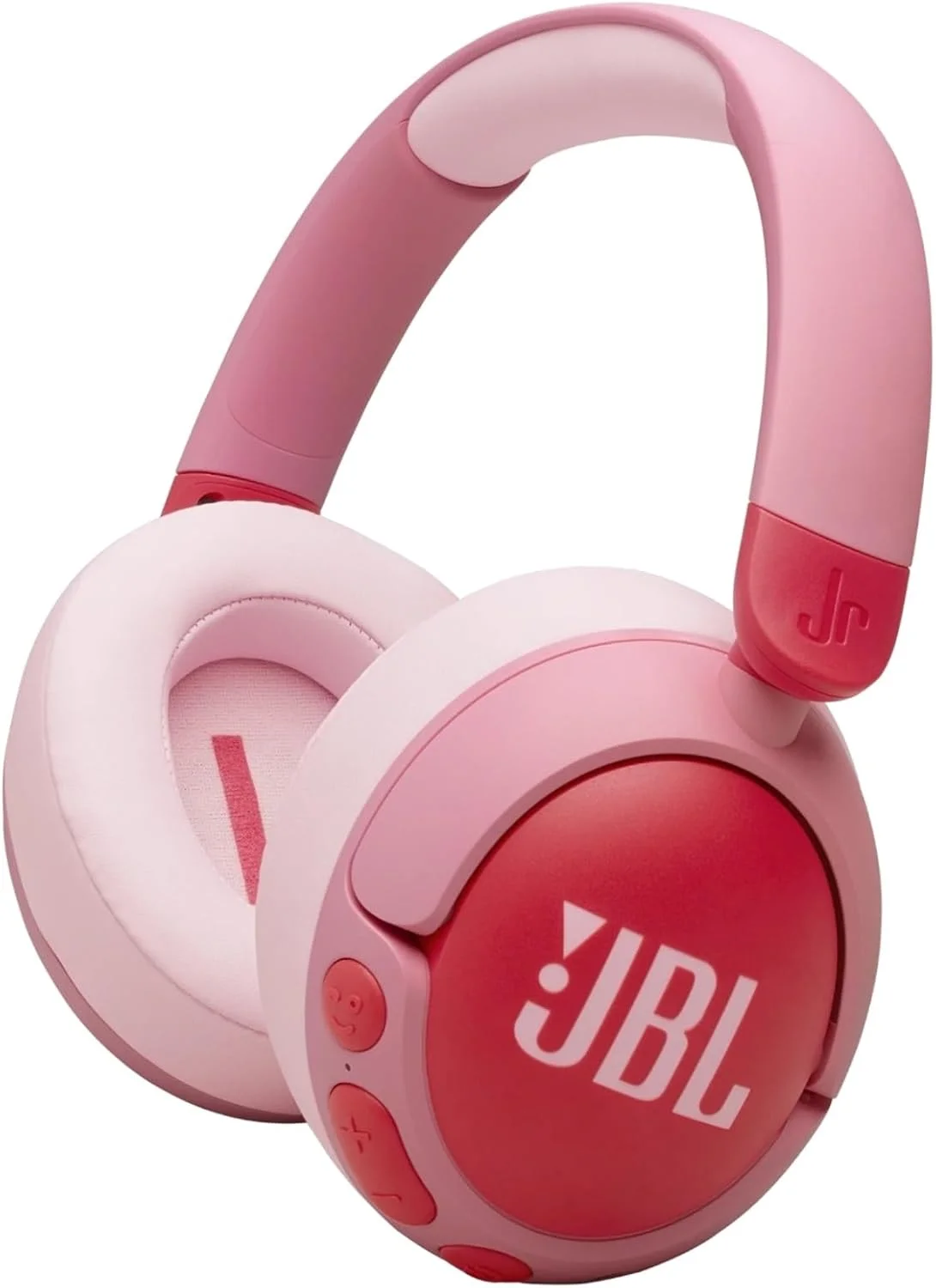 هدفون بی سیم بلوتوثی کودکانه JBL Junior 470NC، درایورهای 32 میلی متری، صدای تا 85 دسی بل، پخش 50 ساعته - صورتی