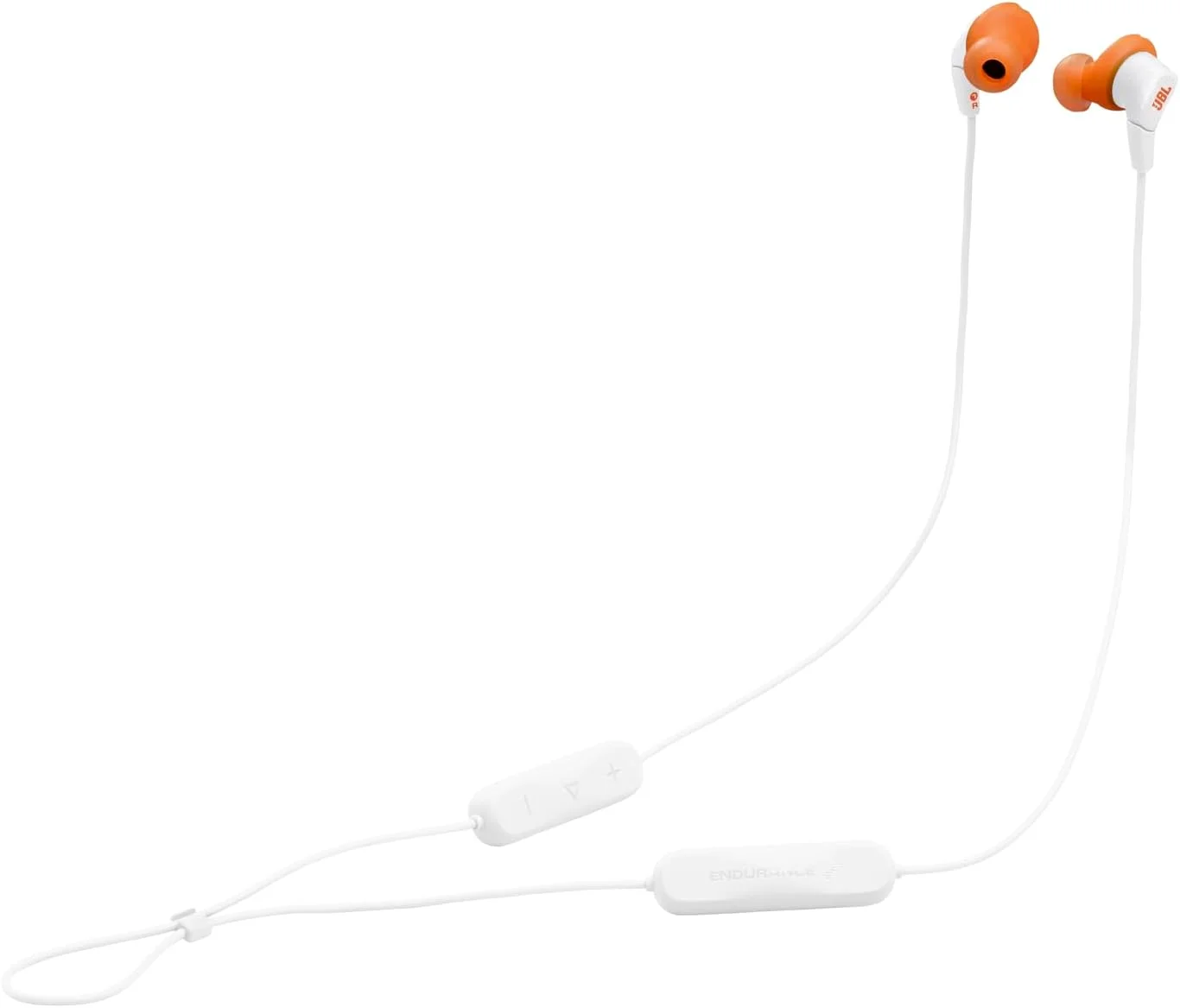 هدفون ورزشی بی سیم JBL Endurance Run 3 - بلوتوث با طراحی FlipHook™، 25 ساعت پخش موسیقی، مقاومت در برابر گرد و غبار و آب IP65، تناسب TwistLock™، سری های مغناطیسی، تماس های هندزفری - سفید