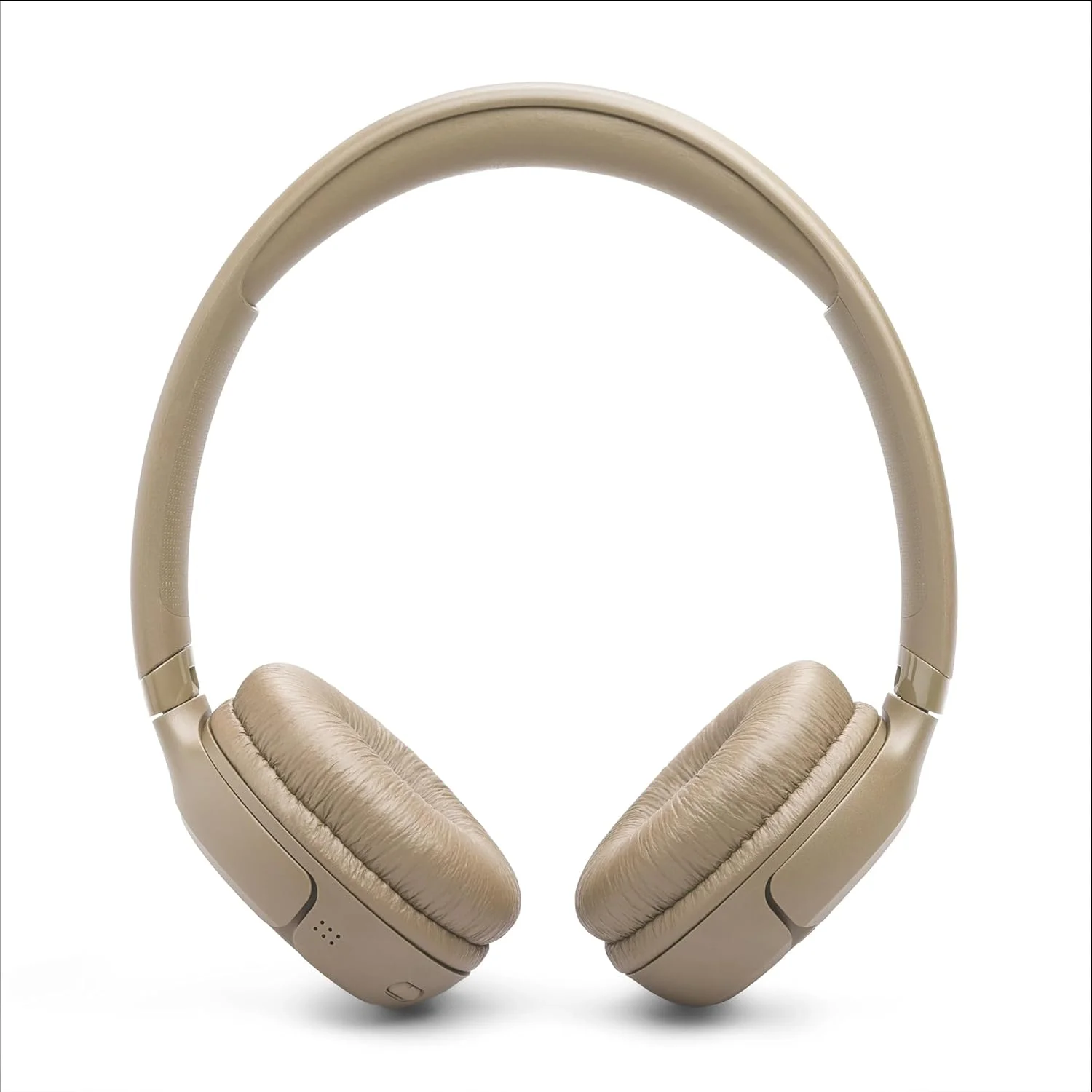 هدفون بی‌سیم روگوشی بلوتوثی JBL Tune 530BT با صدای Pure Bass، عمر باتری 76 ساعته، میکروفون‌های دوگانه Beamforming، بلوتوث 6.0 چند نقطه‌ای، تاشو و سبک - بژ (JBLT530BTBEGEU)