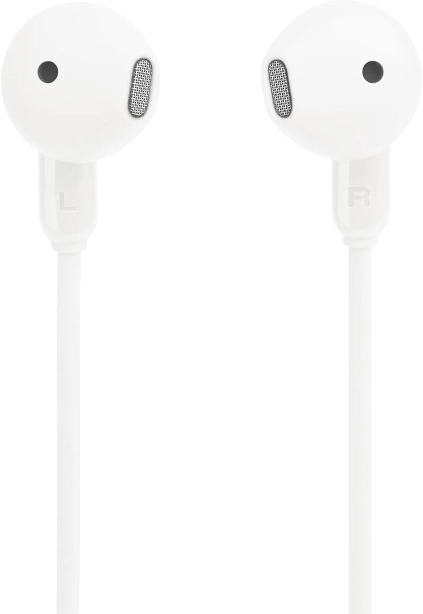 هدفون های بی سیم JBL Tune 235BT با صدای باس خالص، عمر باتری 25 ساعته، اتصال سریع گوگل، اتصال چند نقطه ای، تماس های هندزفری، مقاوم در برابر آب IPX4، سفید