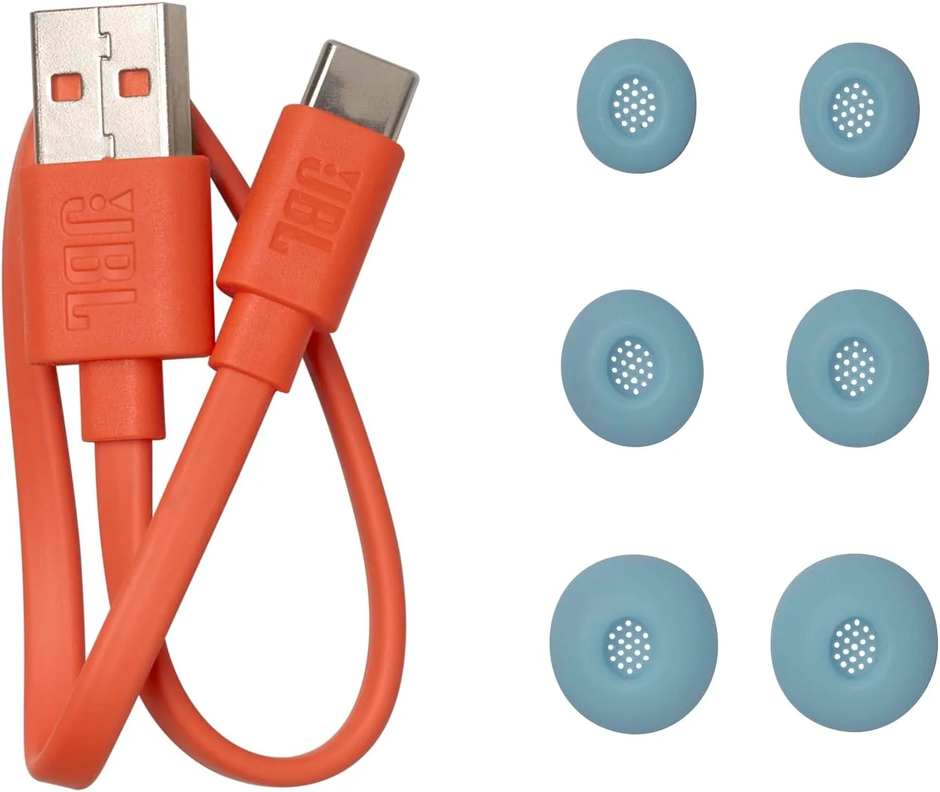 هدفون بی سیم حذف نویز JBL Live Buds 3 - نوع داخل گوشی، 40 ساعت پخش، شارژ بی سیم، 6 میکروفون برای تماس های عالی، اتصال چند نقطه ای، ضد آب و گرد و غبار IP55 (آبی)