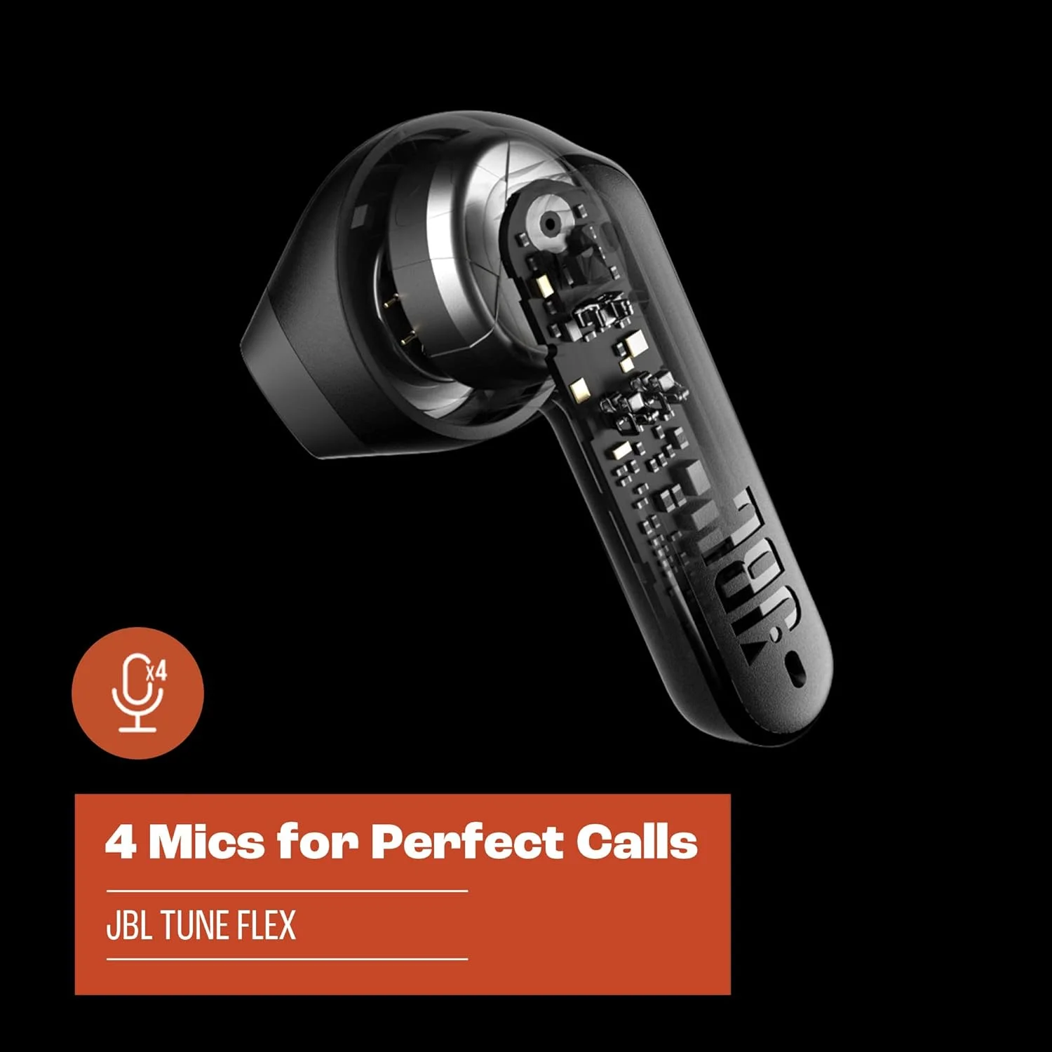 هدفون بی سیم حذف نویز JBL Tune Flex (آبی)، سایز کوچک