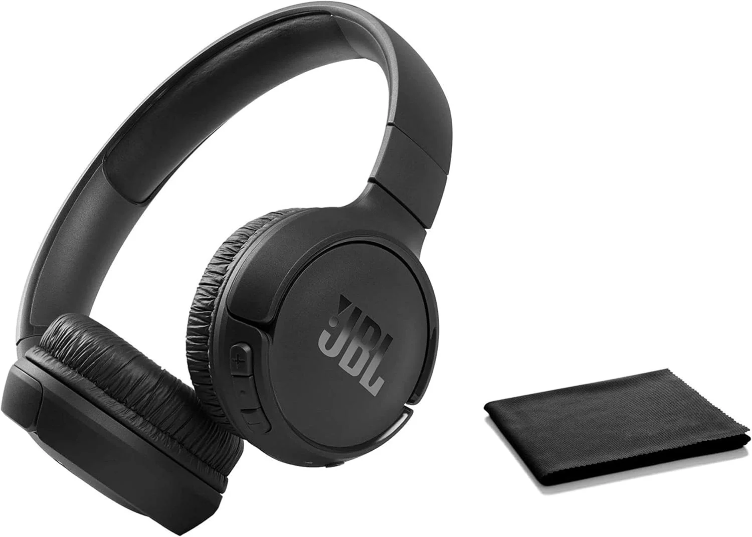 هدفون بی سیم بلوتوثی رو گوشی JBL Tune 510BT با صدای Purebass - به همراه دستمال تمیز کننده - مشکی