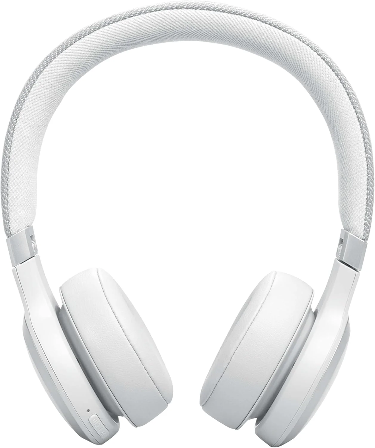 هدفون بی‌سیم روگوشی JBL LIVE 670NC با قابلیت حذف نویز تطبیقی واقعی، صدای Pure Bass، Smart Ambient، بلوتوث 5.3، Le Audio، VoiceAware، باتری 64 ساعته، سفید