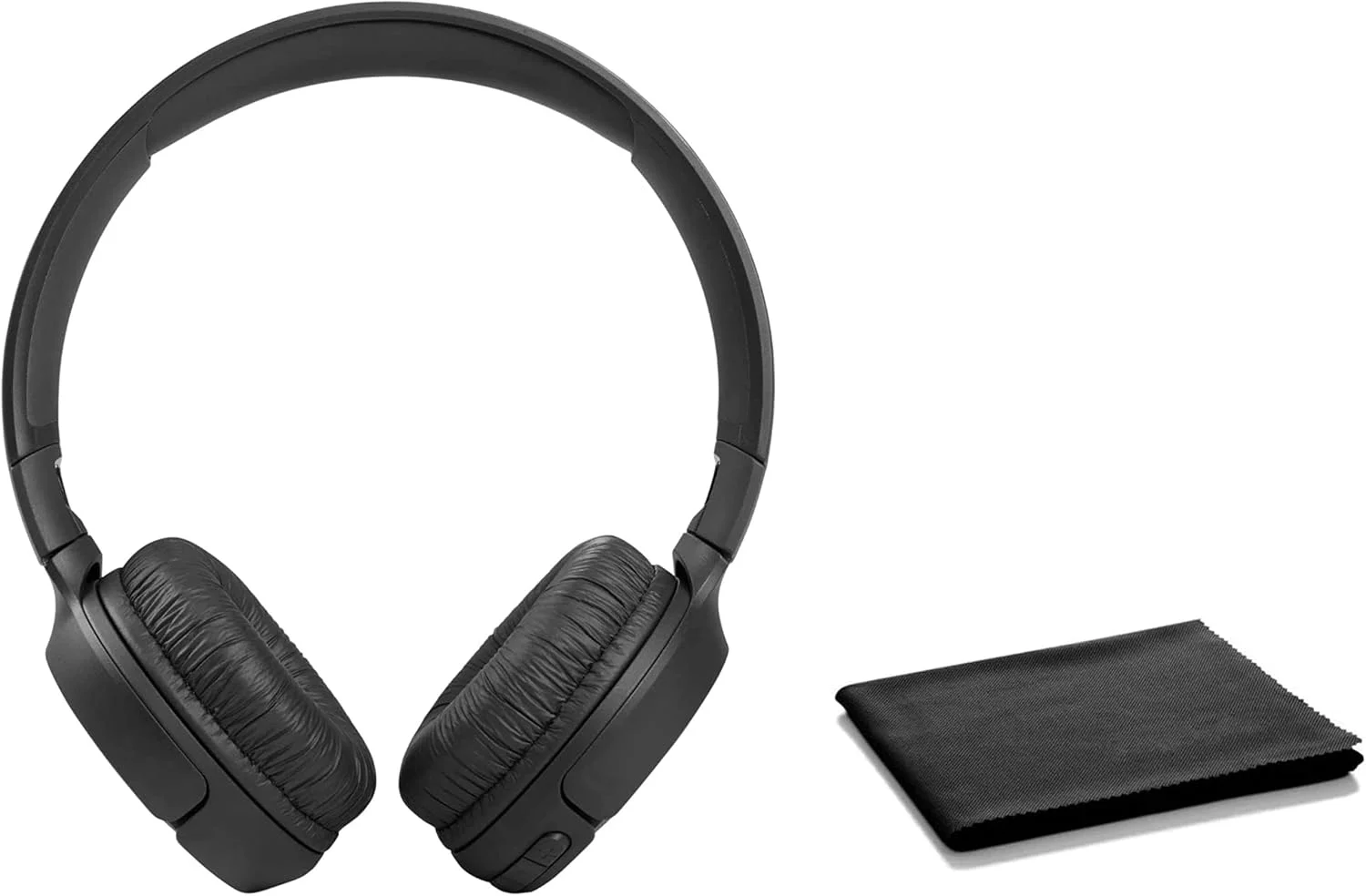 هدفون بی سیم بلوتوثی رو گوشی JBL Tune 510BT با صدای Purebass - به همراه دستمال تمیز کننده - مشکی