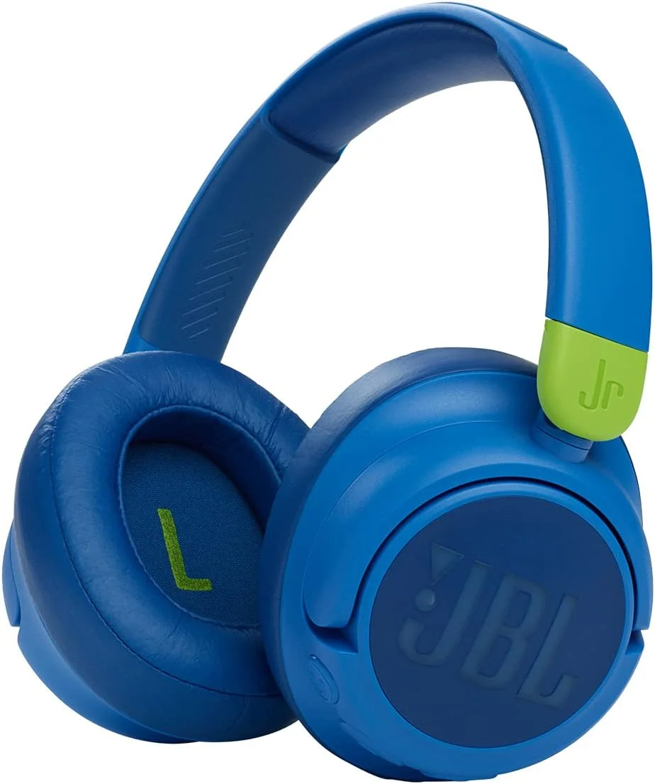 هدفون بی‌سیم روگوشی JBL Jr460NC با قابلیت حذف نویز - آبی