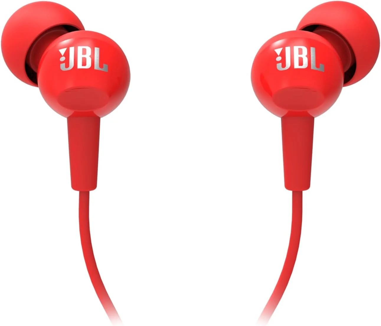 هدفون داخل گوشی JBL C100SIU با ریموت 1 دکمه و میکروفون برای Apple iOS/Android - قرمز